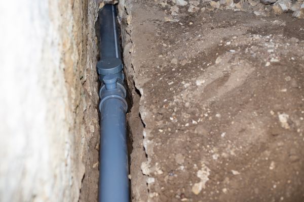 Drain Line Installation in Portland