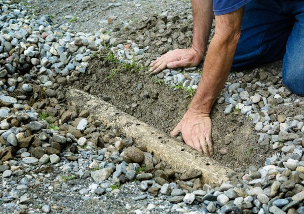 French Ditch Installation in Portland