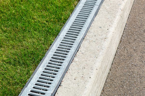 Courtyard Drain Installation in Portland